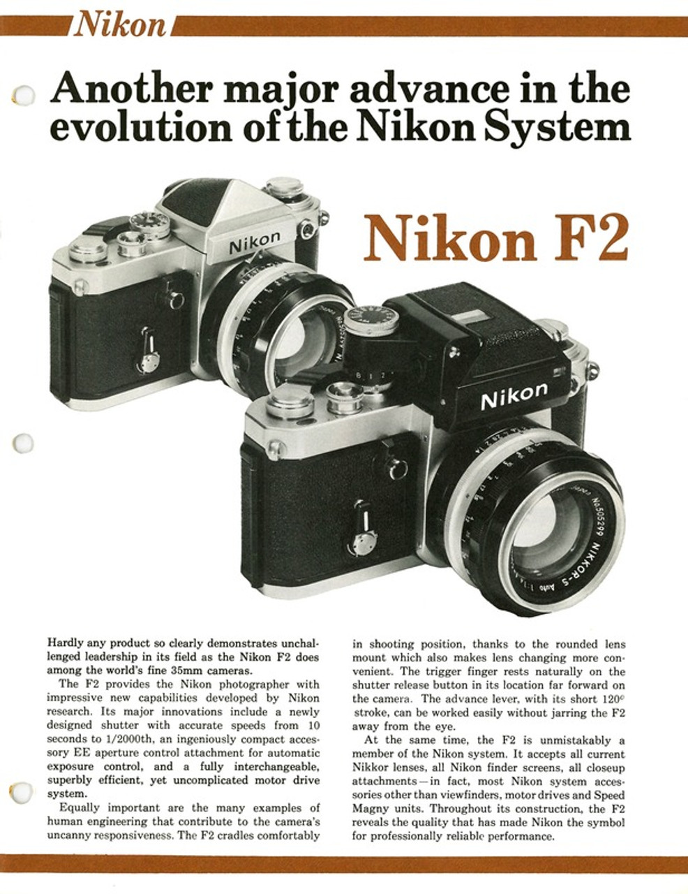 Nicon 年代物 F2 7426497 Nicon 年代物 F2 7426497 Nikon – Vintage Camera Digest