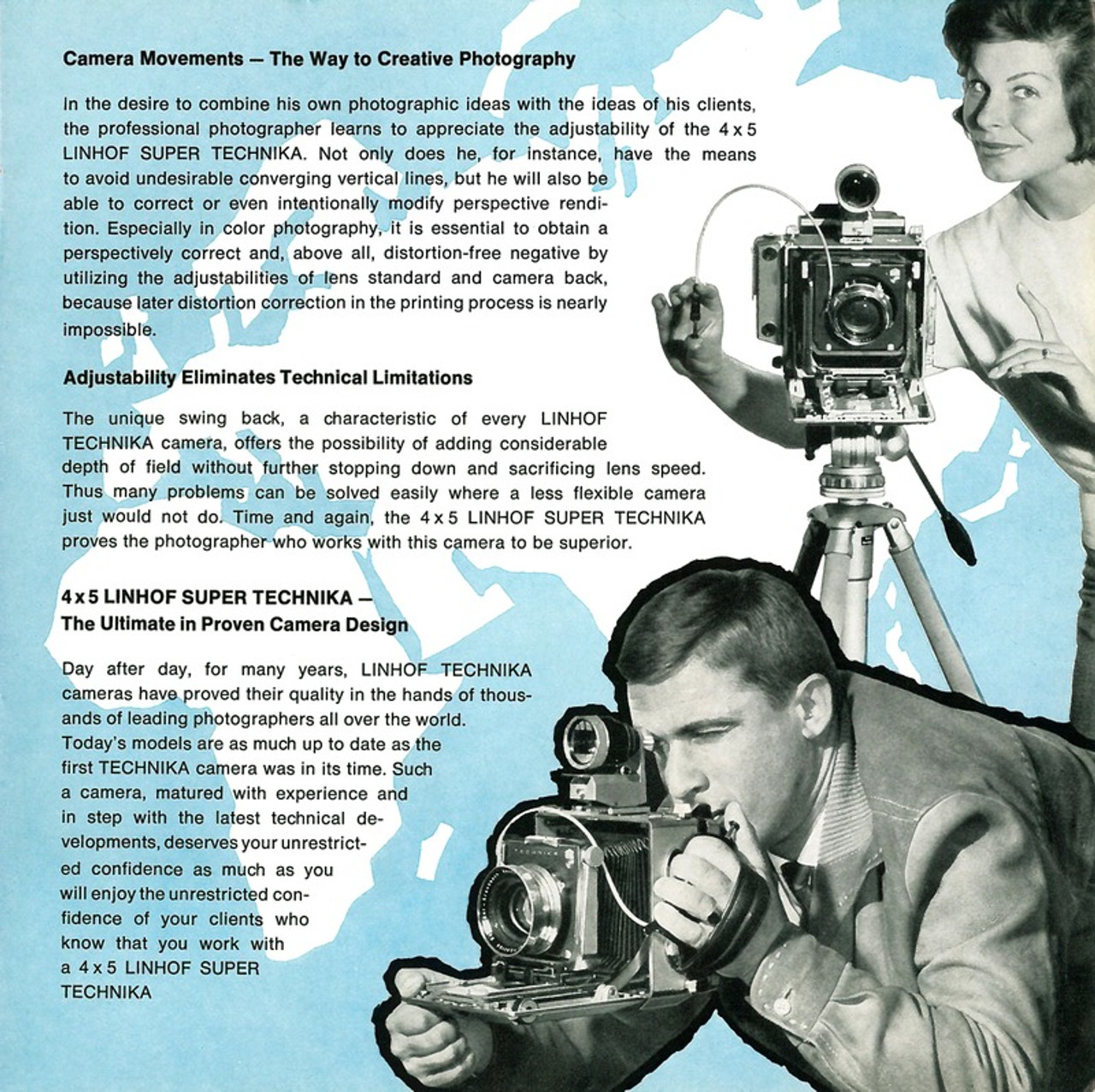Linhof Super Technika 4x5 inch Technical Field Camera Brochure - Free Download