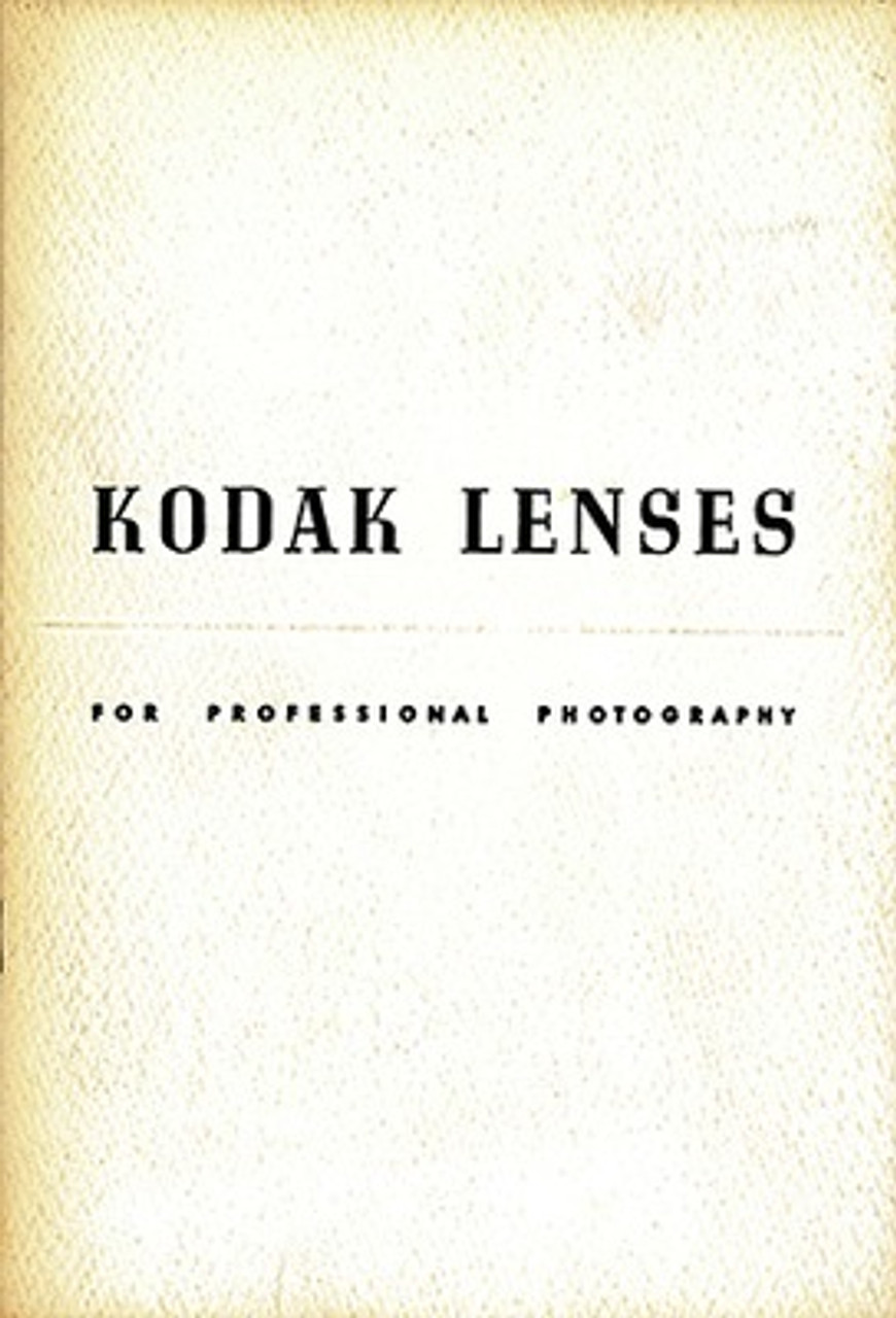 Kodak Lenses for Professional Photography