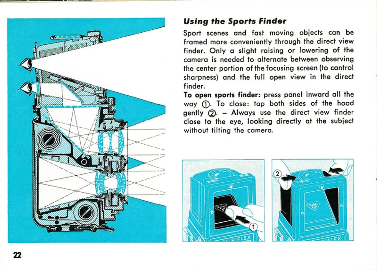 Rolleiflex 2.8F Instruction Manual - 'Rolleiflex 3,5F  2,8F in practical use' - Free Download