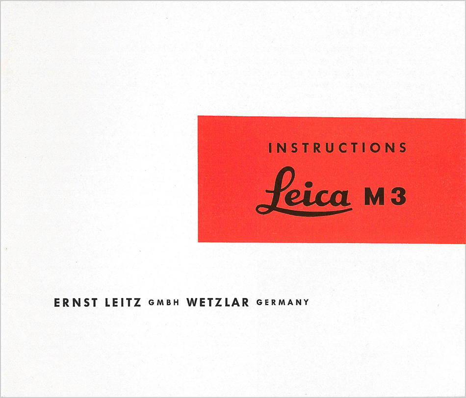 Leica ライカ M3 説明書 マニュアル パンフレット 1964年 1月 希少Leica ライカ M3 説明書 マニュアル カタログ チラシ パンフレット