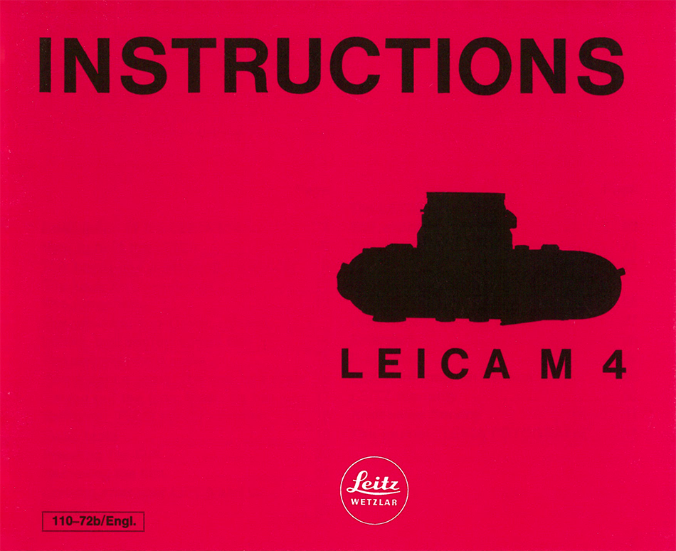 ☆良品☆ LEICA ライカ LEICA M 取扱説明書 日本語版 / 外国語版