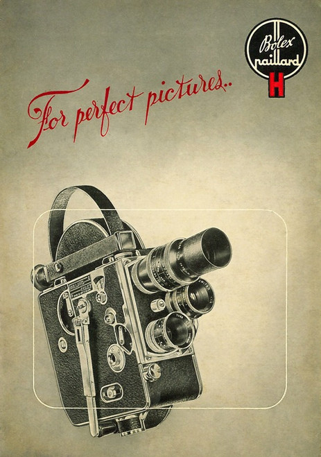 Instructions for Use Paillard Bolex Model H 8mm & 16mm Movie Cameras - Free Download