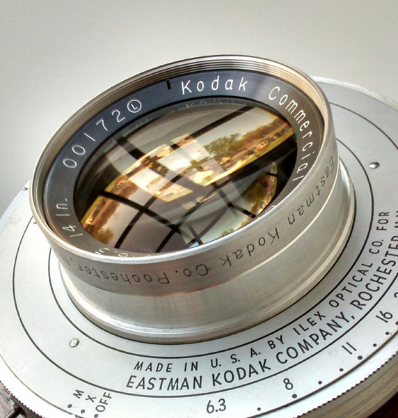 Kodak 14 Inch f/6.3 Commercial Ektar Lens in No. 5 Ilex Universal