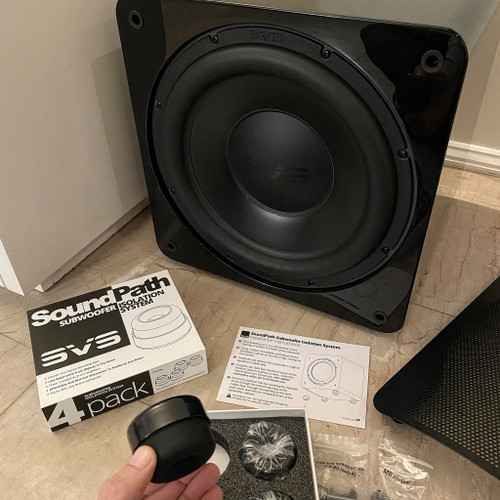 Pictured with the SB-3000 SVS subwoofer for size/scale