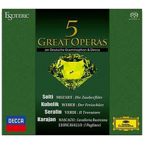 Esoteric 5 Great Operas Box Set SACD - Krispy Audio Esoteric 5 Great Operas Box Set SACD - Krispy Audio