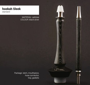 Hookah UNION Sleek Standard - Black/Silver Hookah UNION Sleek Standard - Black/Silver