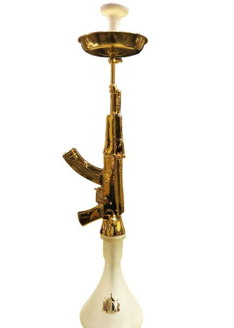 珈琲貴族　MEGAアクリルポップ　GOLDEN　金具付き Golden MOB AK-47 HOOKAH | MY HOOKAH USA