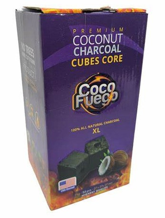 COCO FUEGO CHARCOAL CUBES CORE  - XL - 54 pcs