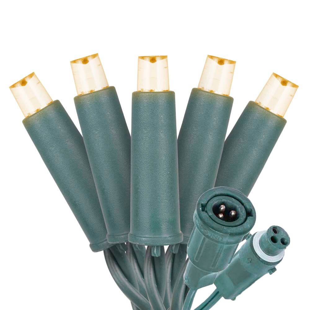 5MM Quick Lock ProLumen LED Lights - Green Wire - 70 Bulbs