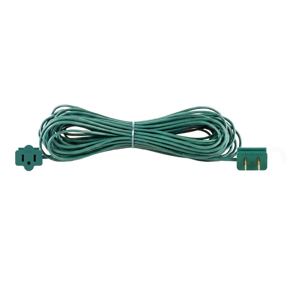 25 ft Blank - Zip Cord -SPT1 - Green Wire | Holiday LEDS