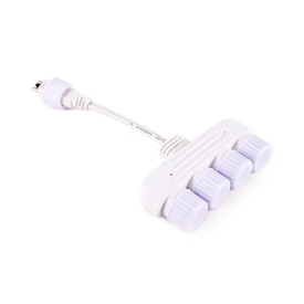 4-Way Connector for LED Cascading Light Tubes- White