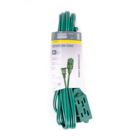 9' Indoor Extension Cord - Green