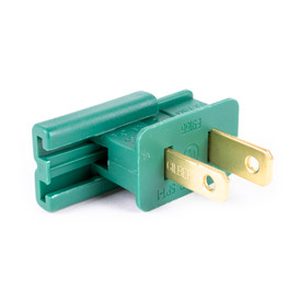 UL Slide-On Male Plug - Green