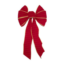 Medium Deluxe Red Velvet Christmas Bow