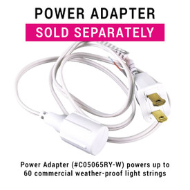 Power Adapter Sold Separate!