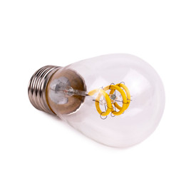 Vintage S14 12V Smooth Glass LED Replacement Bulb - Warm White