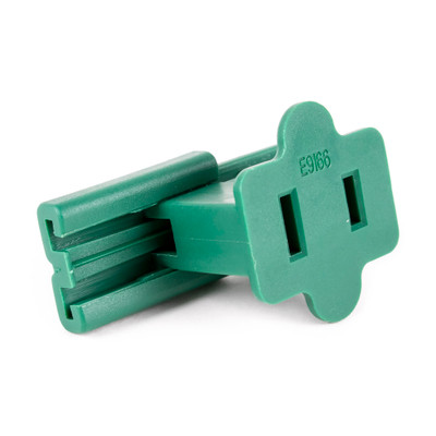 UL Slide-On Female Plug - Green