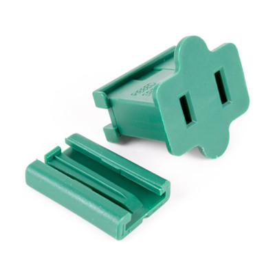 UL Slide-On Female Plug - Green - SPT2