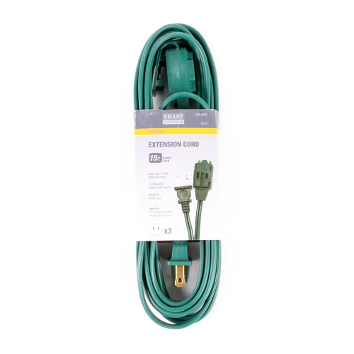 12' Extension Cord - Green