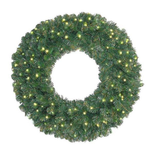 72" Prelit Oregon Fir LED Wreath