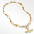 Lexington Chain Necklace in 18K Yellow Gold with Pavé Diamonds