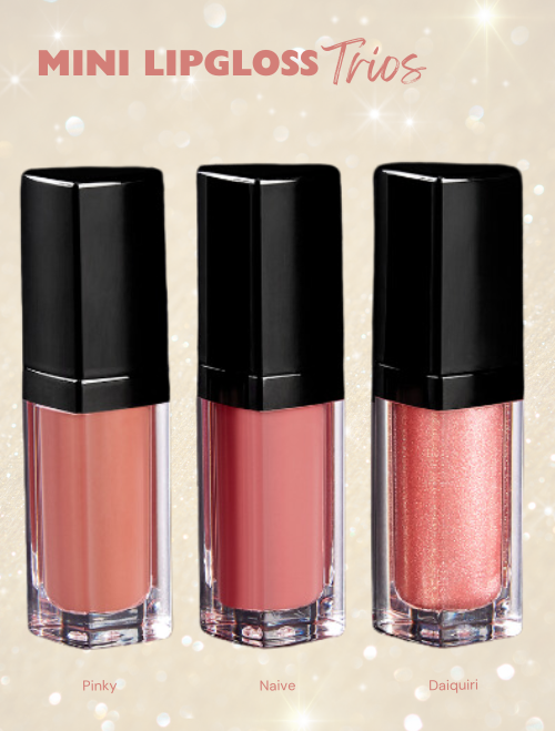 Mini Lipgloss Trio - Pinks
