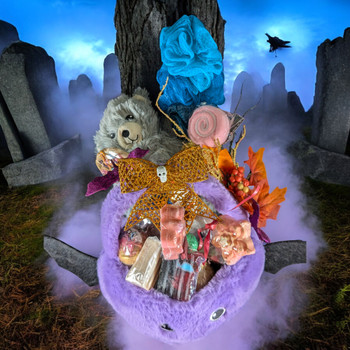 Spooky Fun Bath Bouquet | Spa Gift Basket | Halloween Treats | Handmade Soaps & More