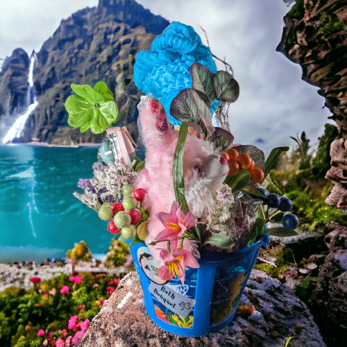 Beach Pail Bath Bouquet