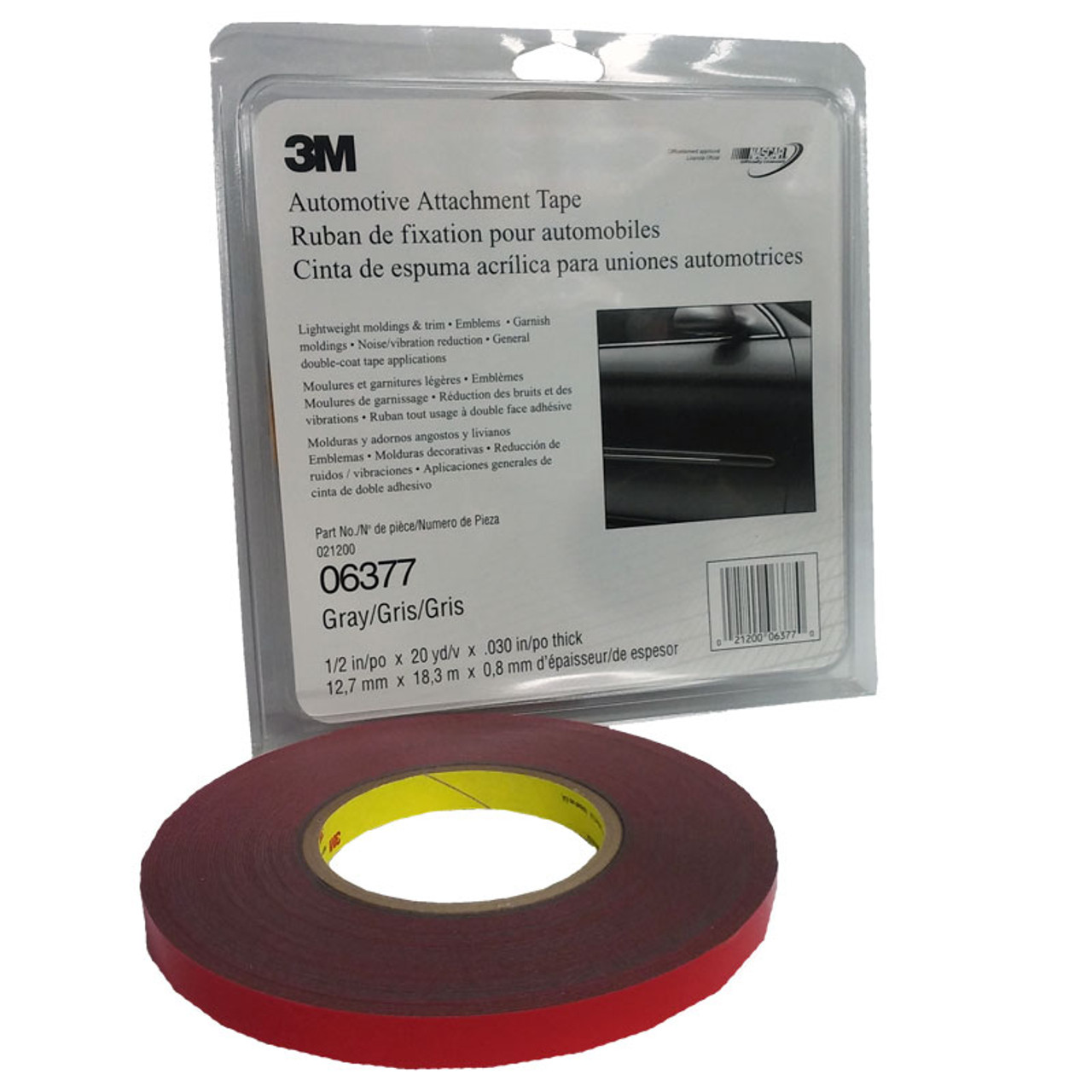 3M Automotive Attachment Tape - Gray