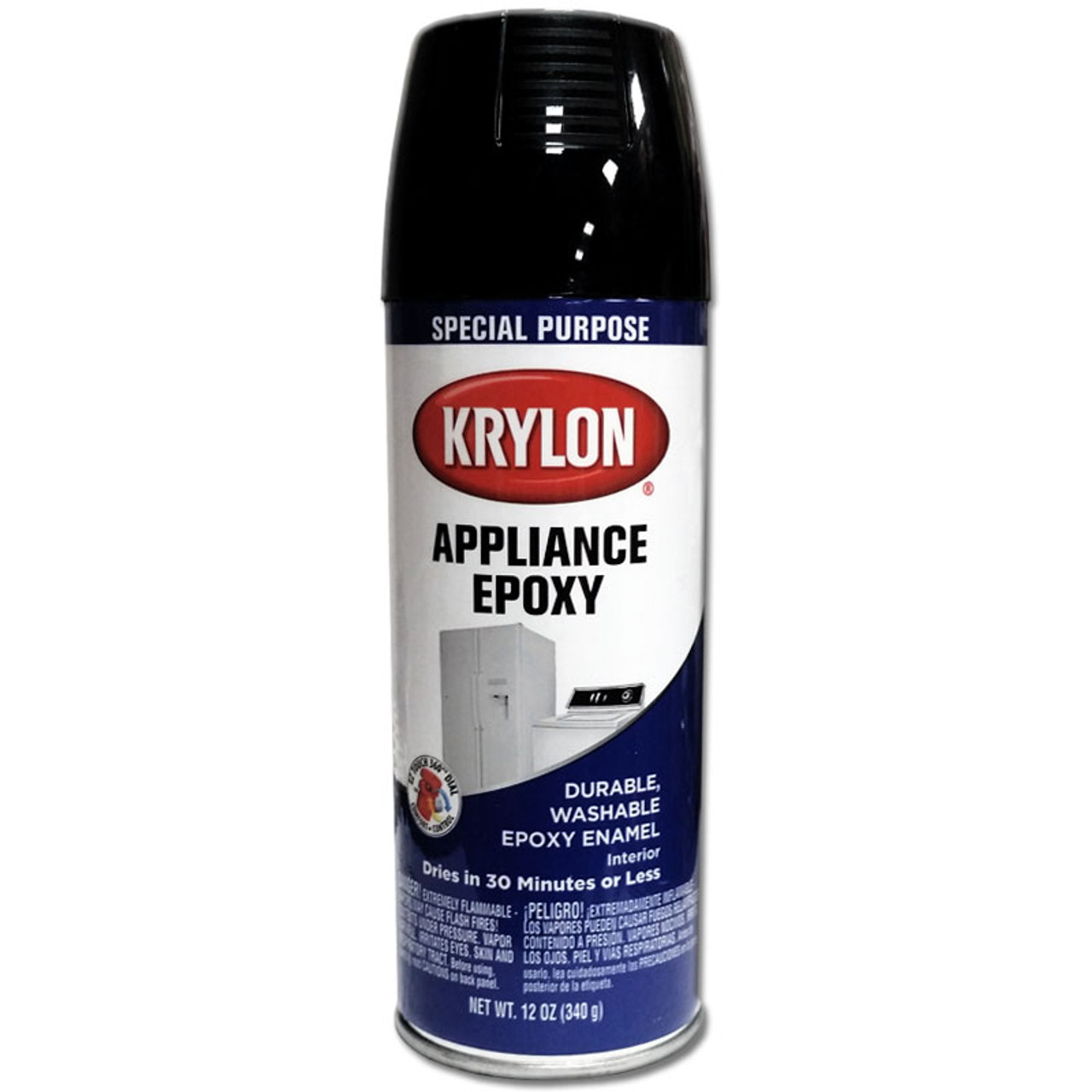 Krylon K03206 Appliance Epoxy Paints - Black