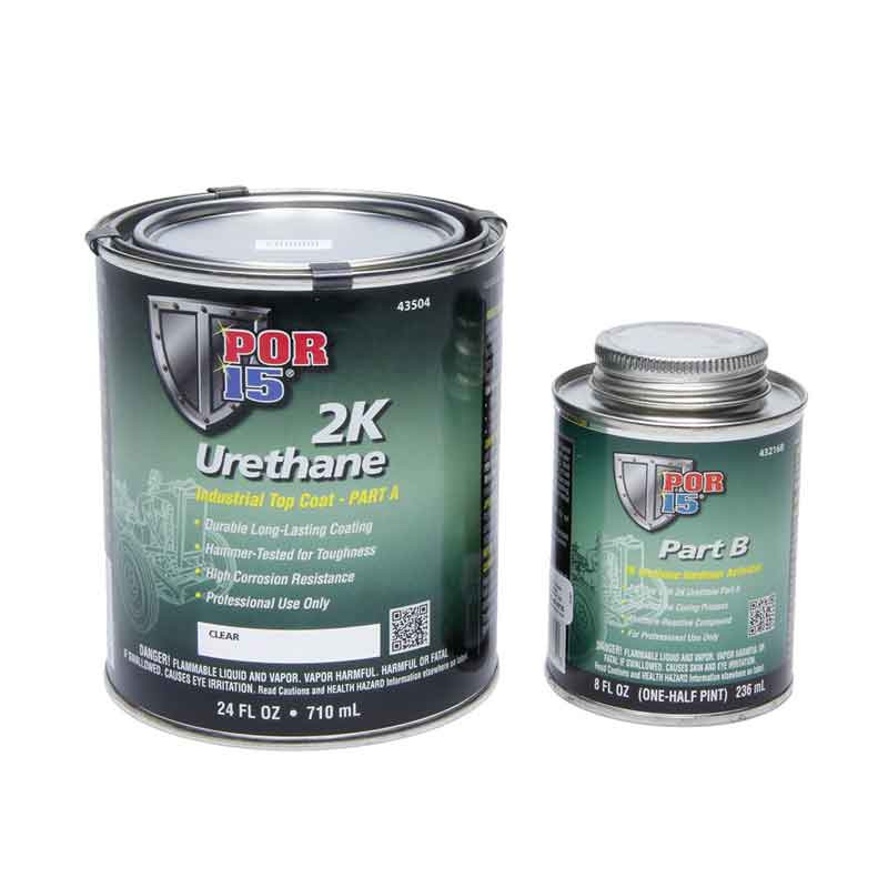 POR-15 43504, 2K Urethane Gloss Clear Kit R E Paint Supply