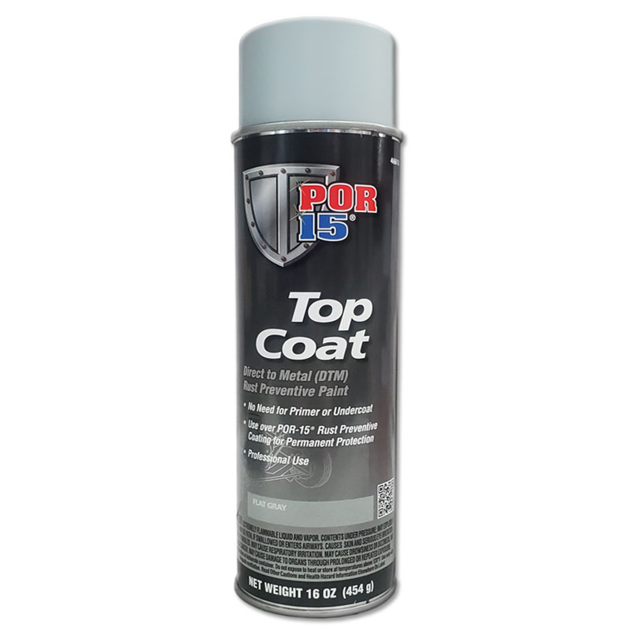 POR-15 46618, Top Coat, Flat Gray