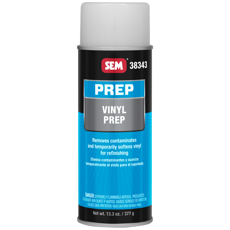 SEM 38343, Vinyl Prep, Professional Vinyl Prep and Cleaner, Aerosol R
