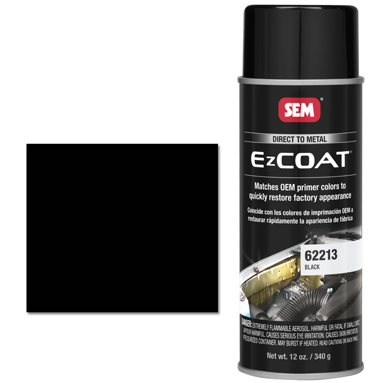 SEM 62213, EZ Coat, Black, Primer