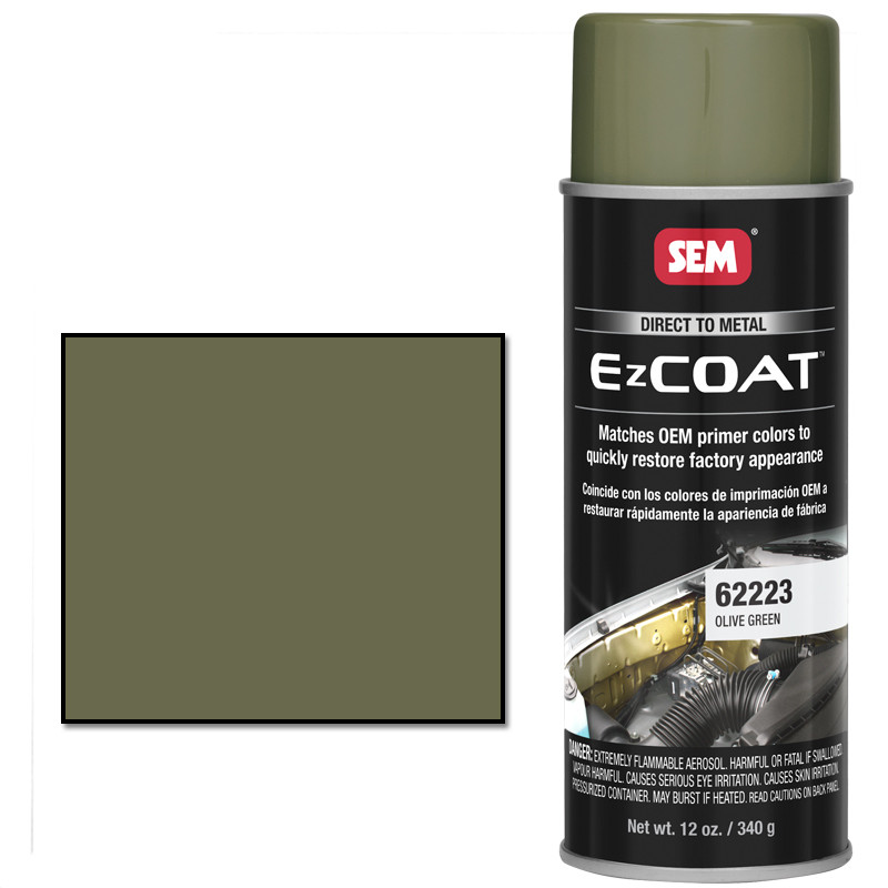 Sem Interior Paint Tan SEM 62223 Ez Coat Olive Green – 12 Oz