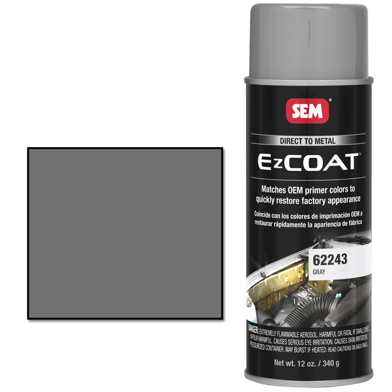 SEM 62243, EZ Coat, Gray Primer