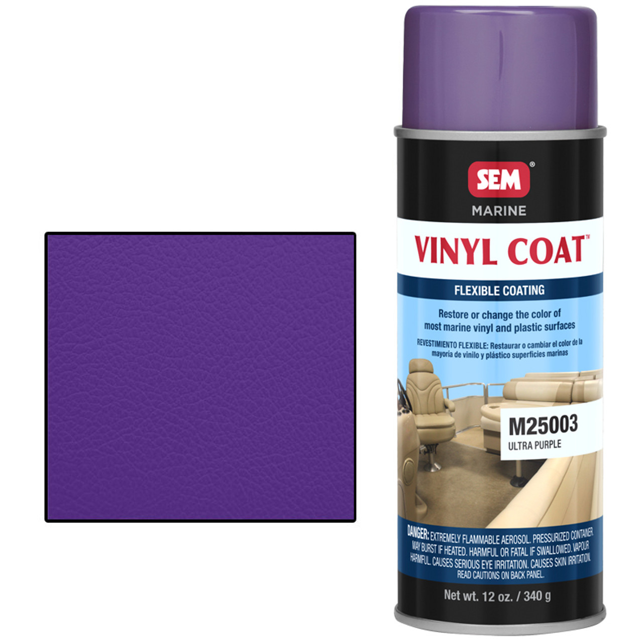 SEM M25003, Ultra Purple, Marine Vinyl Paint