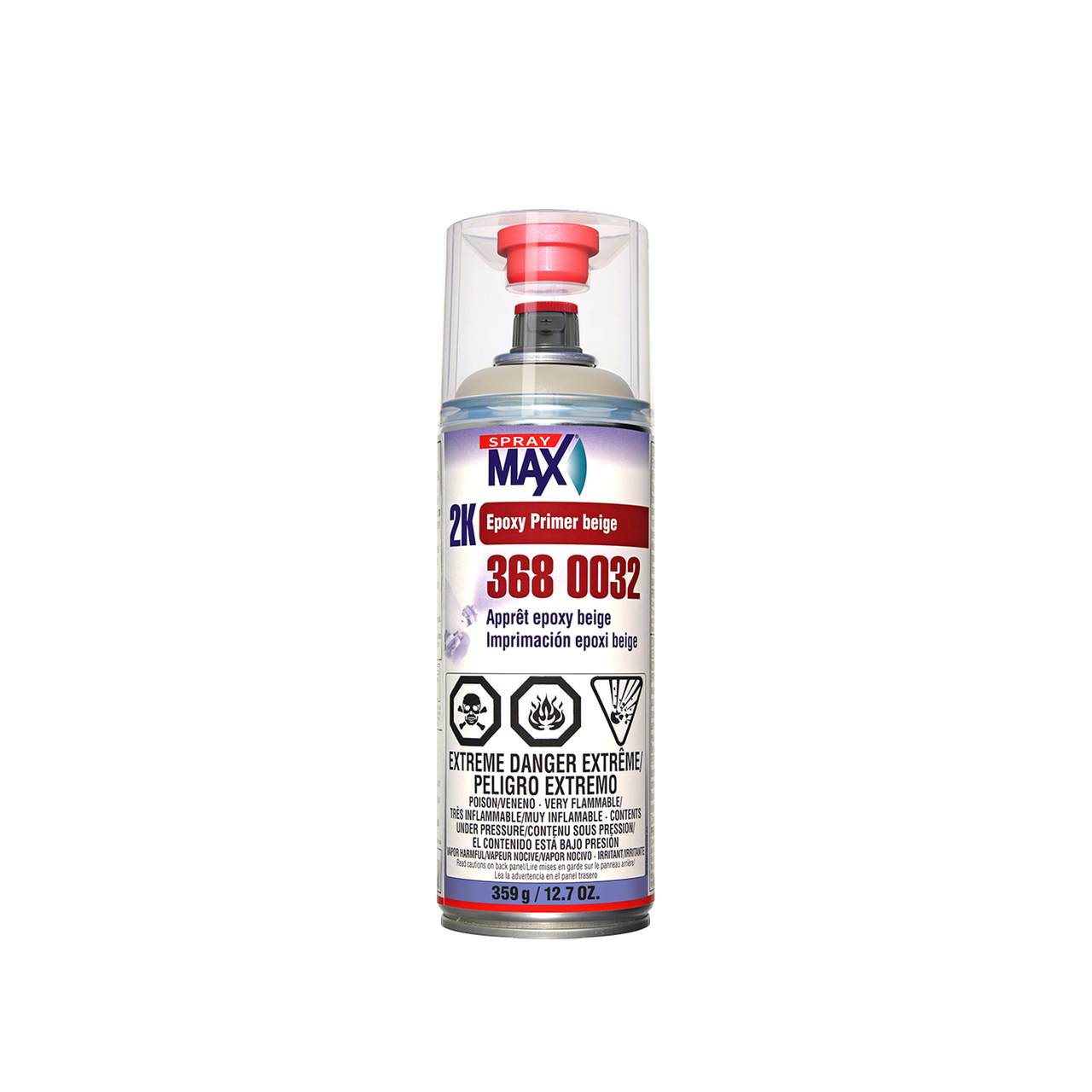 3 Rellenadores De Imprimación Kwasny 680 034 Spraymax 2K Epoxi Negro