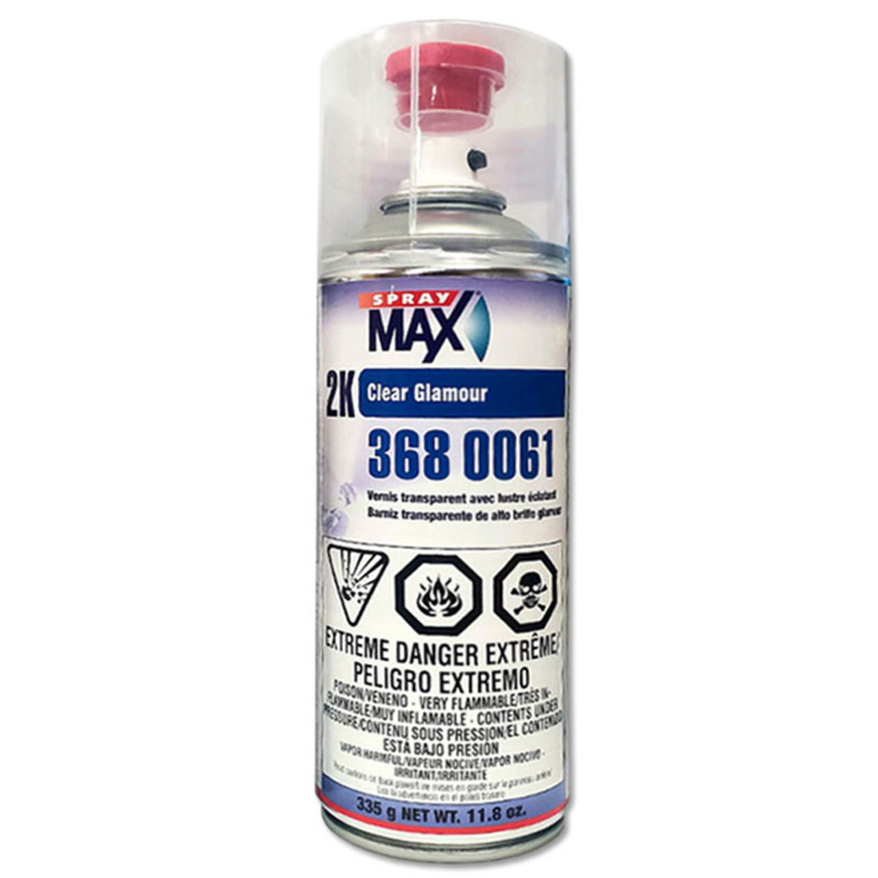 SprayMax 3680061 2K Glamour High Gloss Aerosol Clear