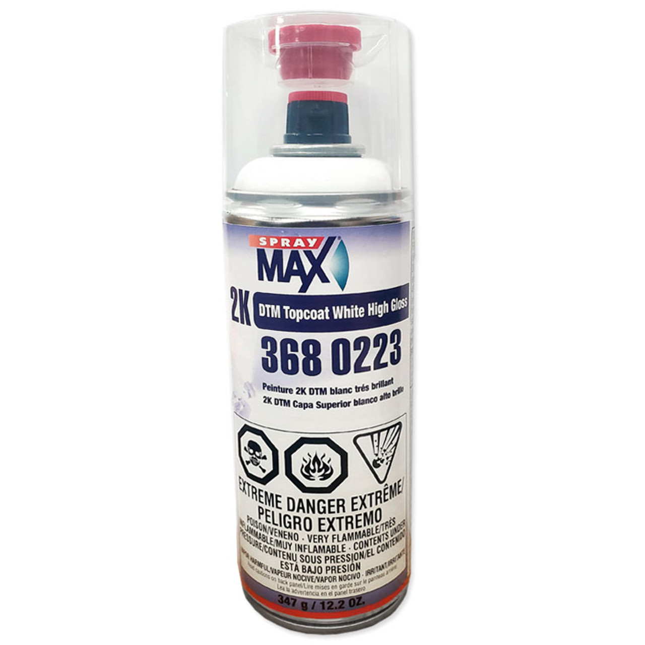 Spraymax 2K Clear Coat Aerosol Spray Can - High Gloss Automotive Clear Coat  for Car Repair and New Paint Jobs - Two Stage Clear Coat - Professional