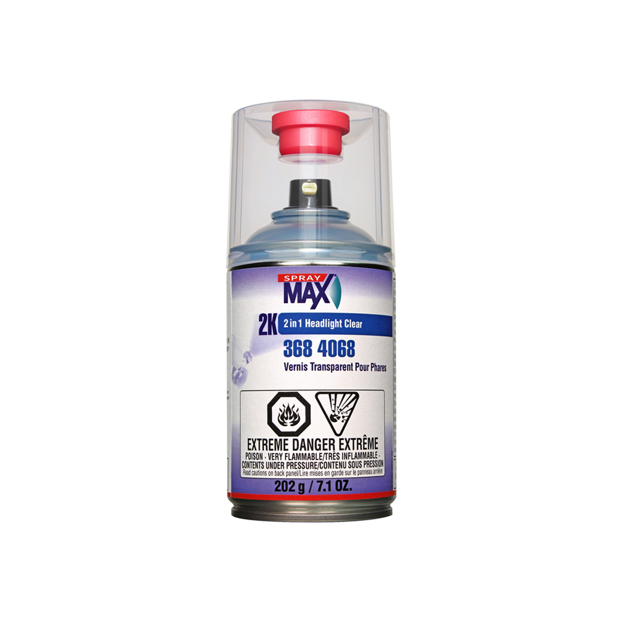 SprayMax 3684068, SprayMax 2K 2 in 1 Headlight Clear | R & E Paint