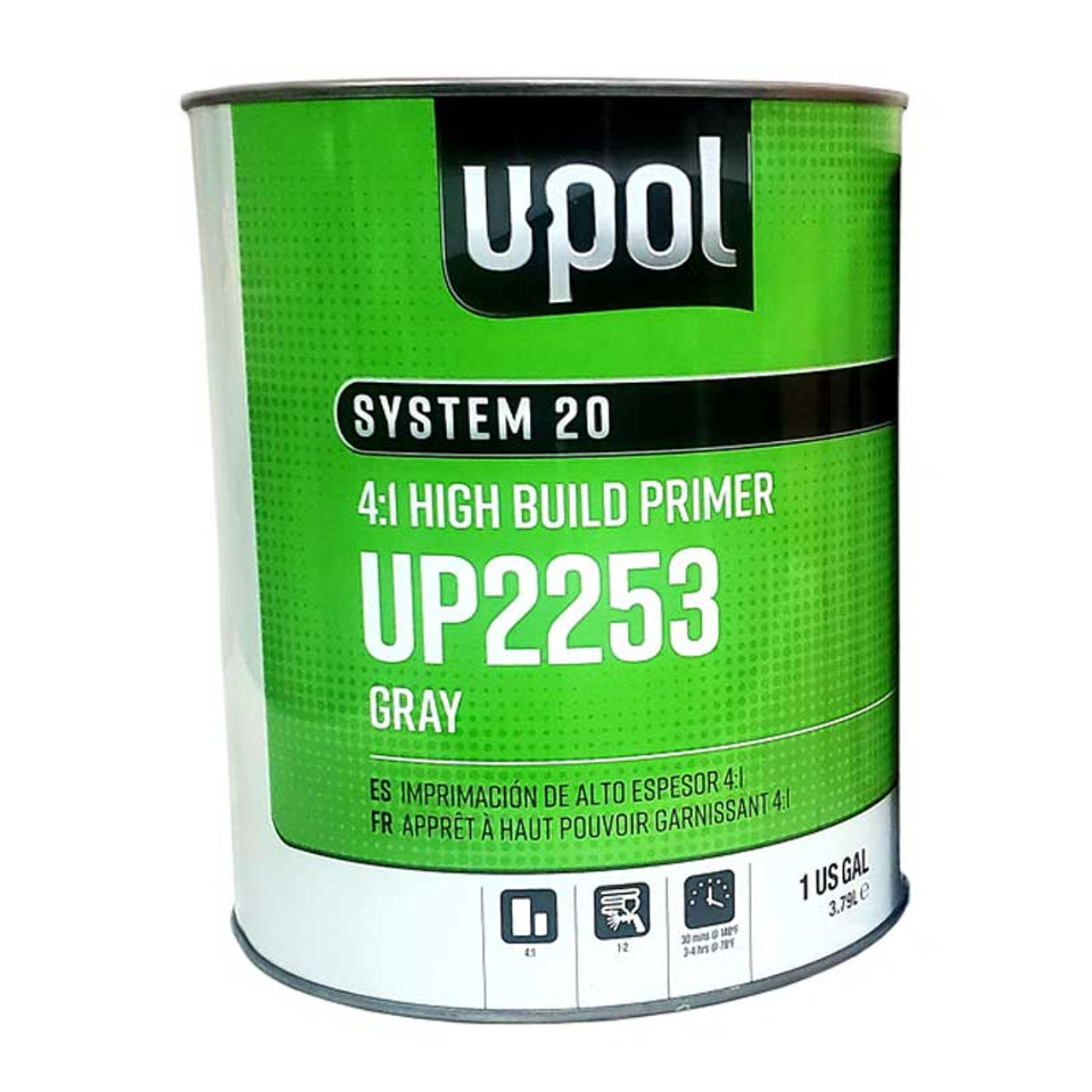 U-POL 2253, 4:1 Gray High Build Primer R  E Paint Supply