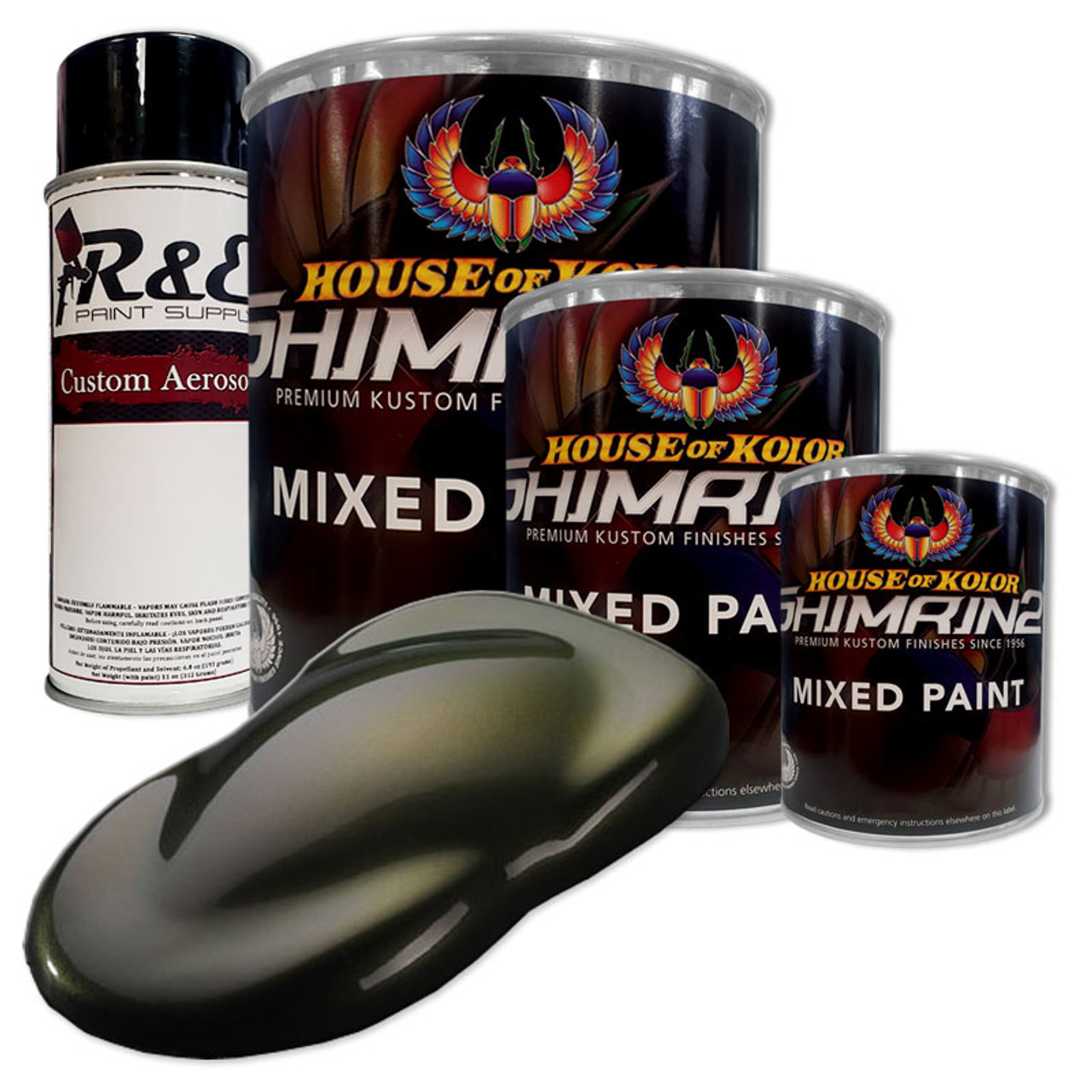 HOK0923-00 Muddsucker Green, Shimrin 2, Kustom Paint - House of Kolor