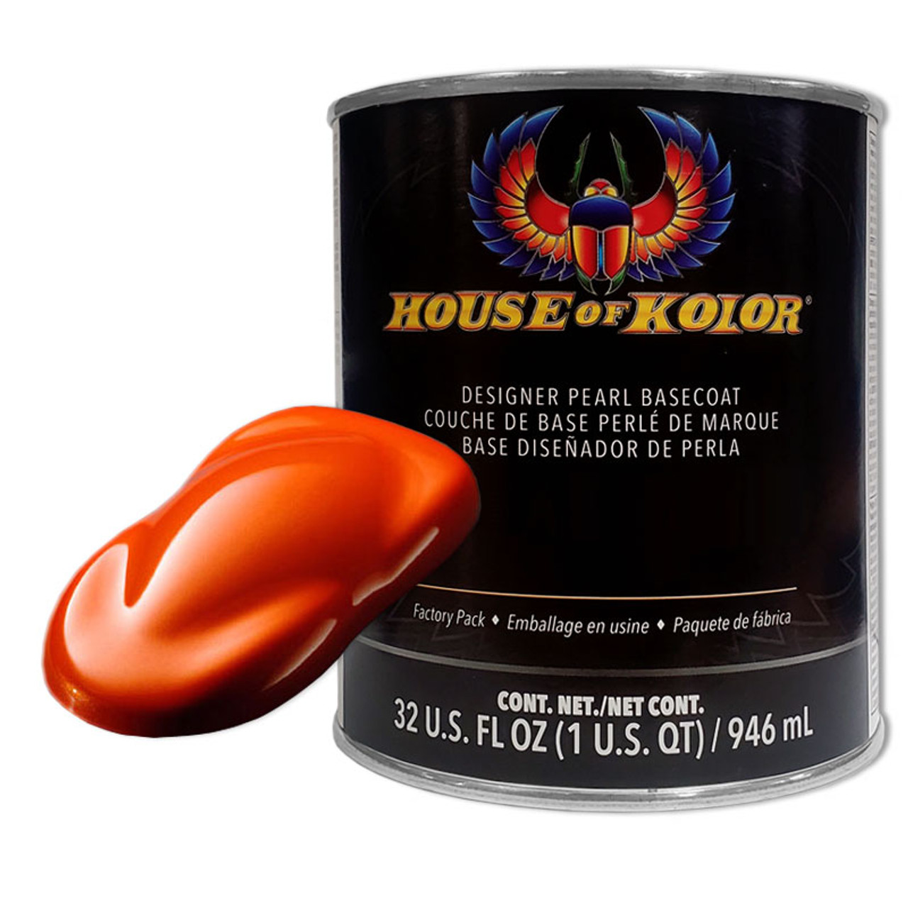 House of Kolor 4Oz Top 40 Bases & Color Pro Set Metallic, Pearl & Kandy  Basecoat