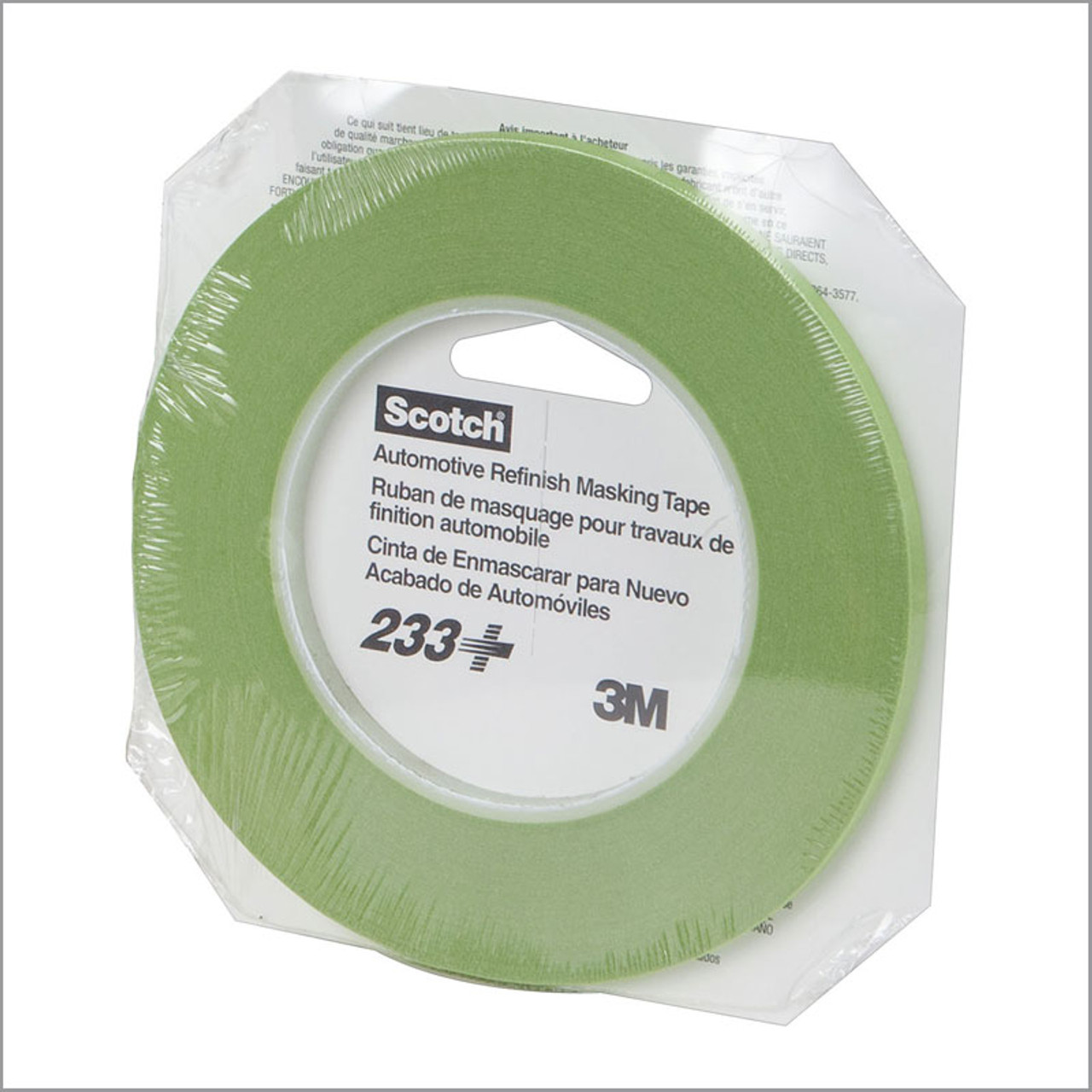 3M 26344, 1/4 inch 233+ Green Masking Tape