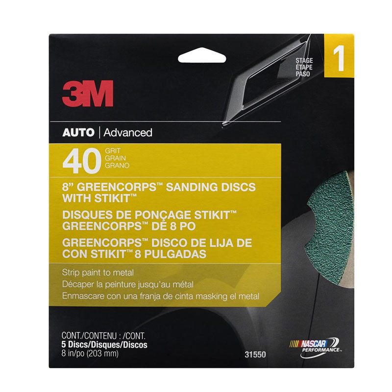 3M 31550, 40 Grit, 8 inch, Mud Hog Sanding Disc | R & E Paint Supply