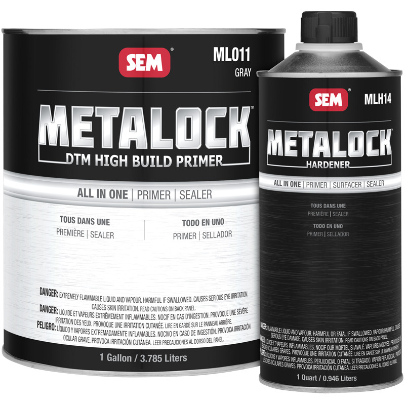 SEM HR010, Hot Rod Black Paint, Kit R & E Paint Supply