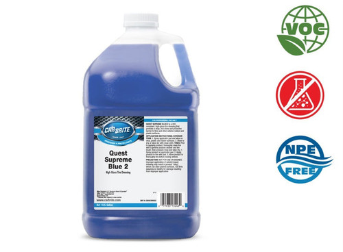 Car Brite Quest Supreme Blue 2 Dressing, 5 Gallon