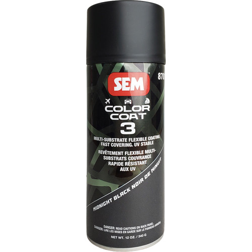 SEM Color Coat  3 Midnight Black 87013